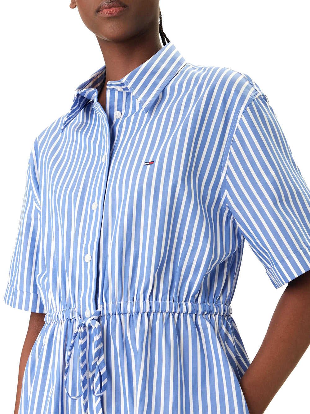 TOMMY JEANS 2USCITA Tommy Hilfiger Abito Stripe - Empire Blue Empire Blue / Stripe