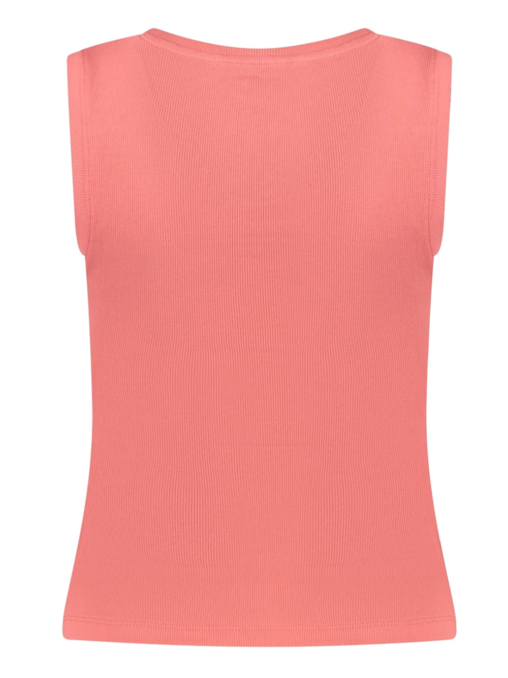 TOMMY JEANS 2USCITA Tommy Jeans Canotta Slim Fit A Coste Con Logo - Corallo Tropical Blush