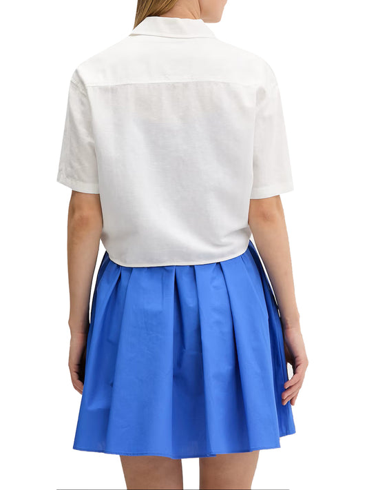 TOMMY JEANS 2USCITA Tommy Jeans Camicia Tjw Tie Front Linen - Bianco Ecru