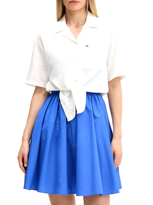 TOMMY JEANS 2USCITA Tommy Jeans Camicia Tjw Tie Front Linen - Bianco Ecru