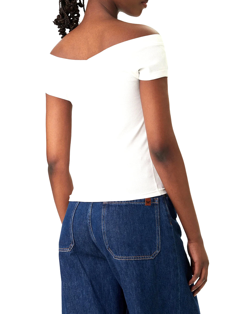 TOMMY JEANS 2USCITA Tommy Jeans Blusa Slim Fit Off Shoulde - Ecru Ecru