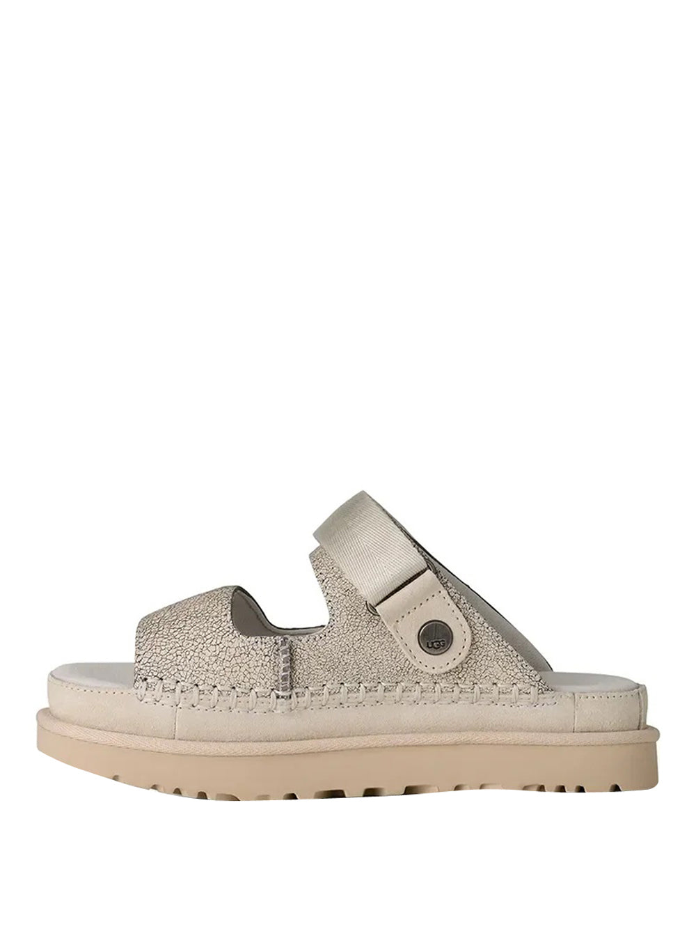 UGG Ugg Sandalo Basso Goldenstar Crackle Glide - Beige Beige