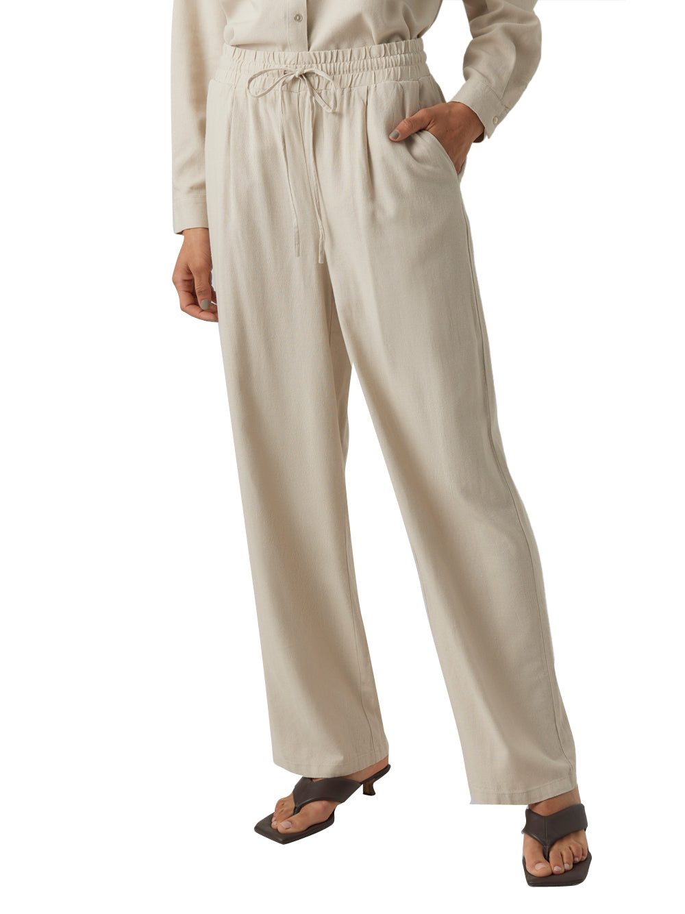 VERO MODA STC Vero Moda Pantalone Vmjesmilo - Argento Argento