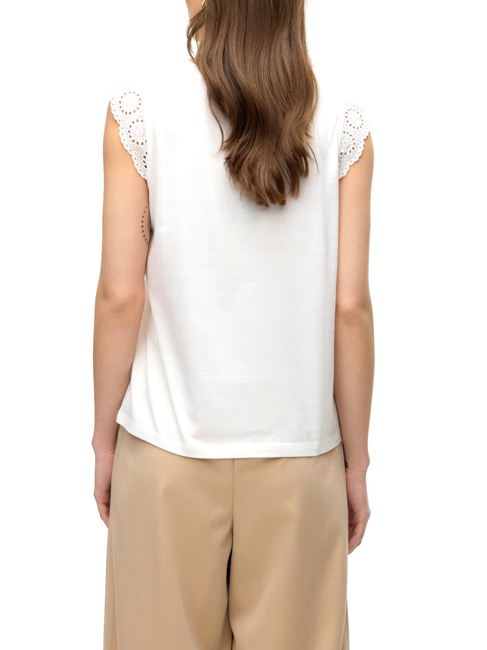 VERO MODA STC Vera Moda Canotta Vmemily - Bianco Bianco
