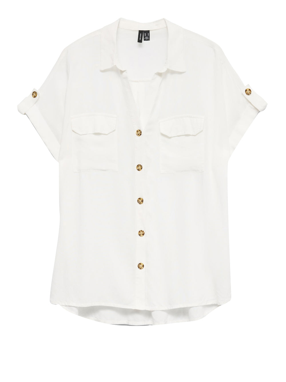 VERO MODA STC Camicia Vero Moda Vmbumpy - Bianco Bianco