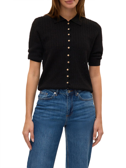 VERO MODA STC Cardigan Vero Moda Awpanama - Nero Nero