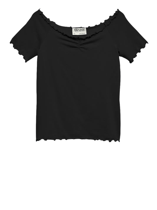VERO MODA STC Vero Moda Top Awamyra - Nero Nero