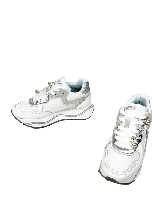 W6YZ W6yz Sneakers Deva - Bianco Argento BIANCO/ARGENTO