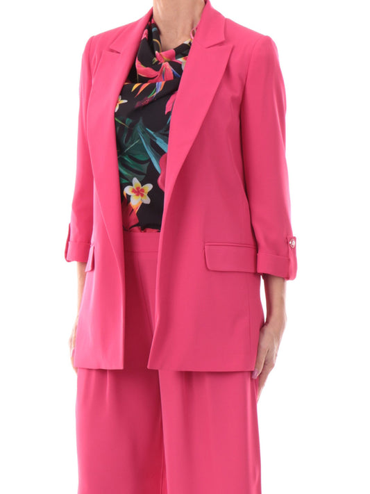 YES ZEE Blazer Yes Zee Con Manica A 3/4 - Fucsia Fucsia