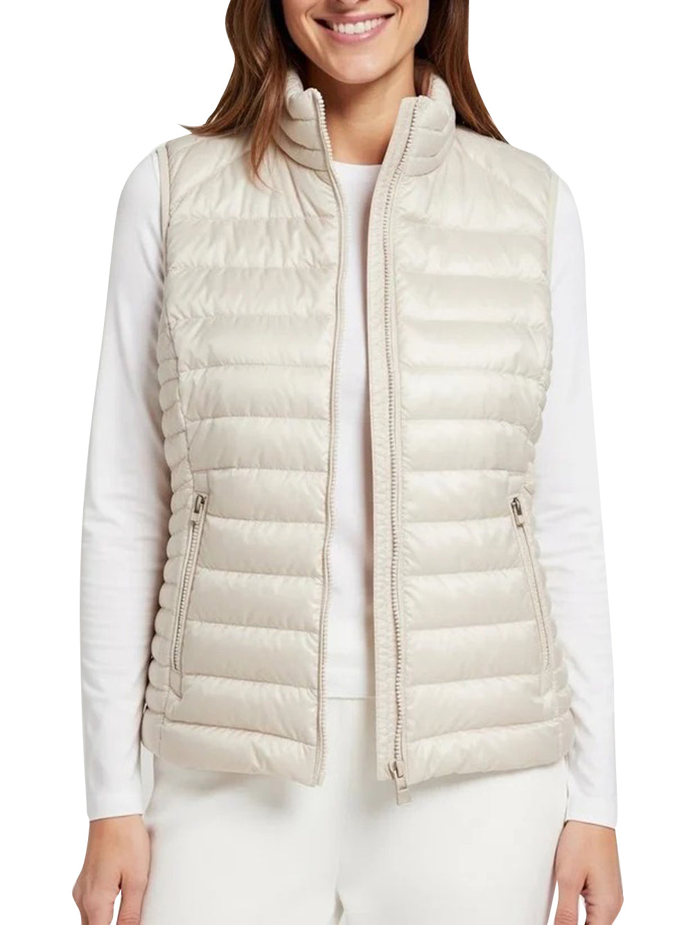 YES ZEE Giubbino Smanicato Yes Zee Trapuntato - Beige Beige