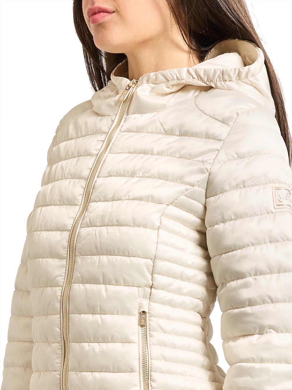 YES ZEE Giubbino Trapuntato Con Cappuccio Yes Zee - Beige Beige