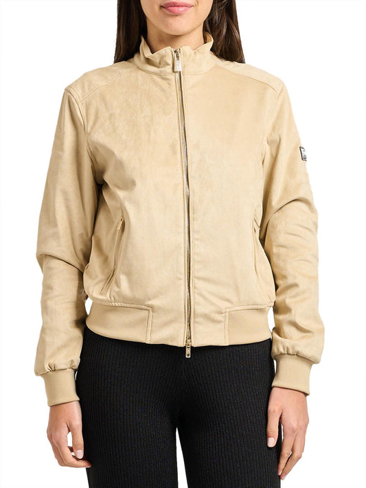 YES ZEE Bomber In Tessuto Soft Touch Yes Zee - Beige Beige