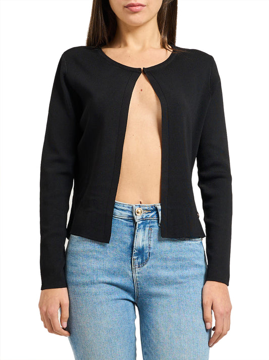 YES ZEE Cardigan Yes Zee - Nero Nero