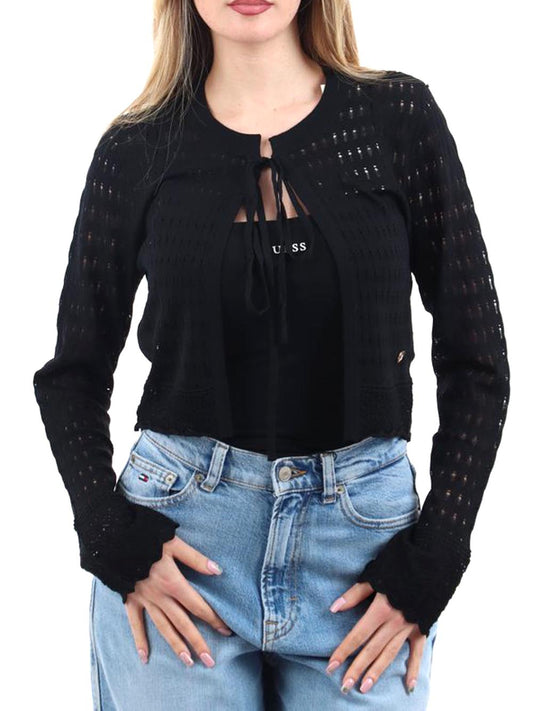 YES ZEE Maglia Corta Allaccio Con Coulisse Yes Zee - Nero Nero