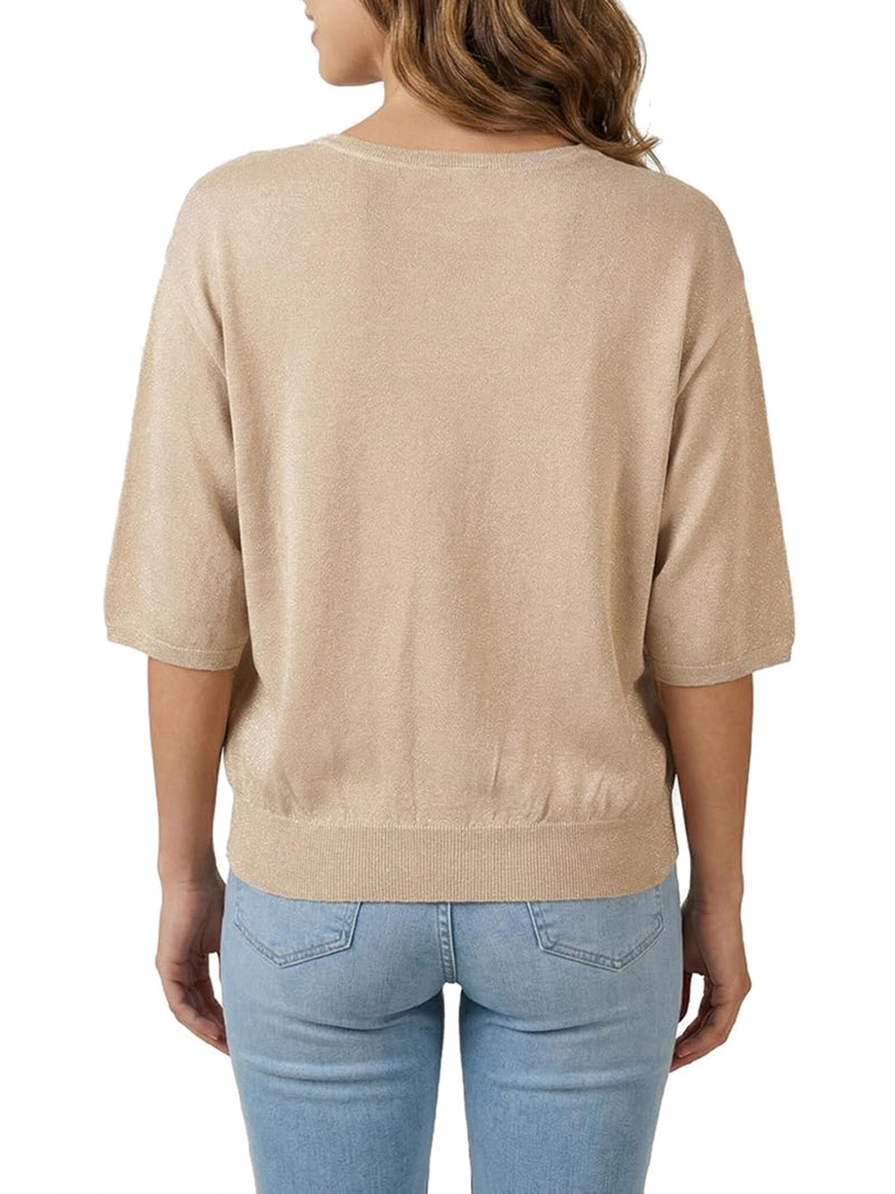 YES ZEE Maglia Manica Ampia Yes Zee - Beige Beige