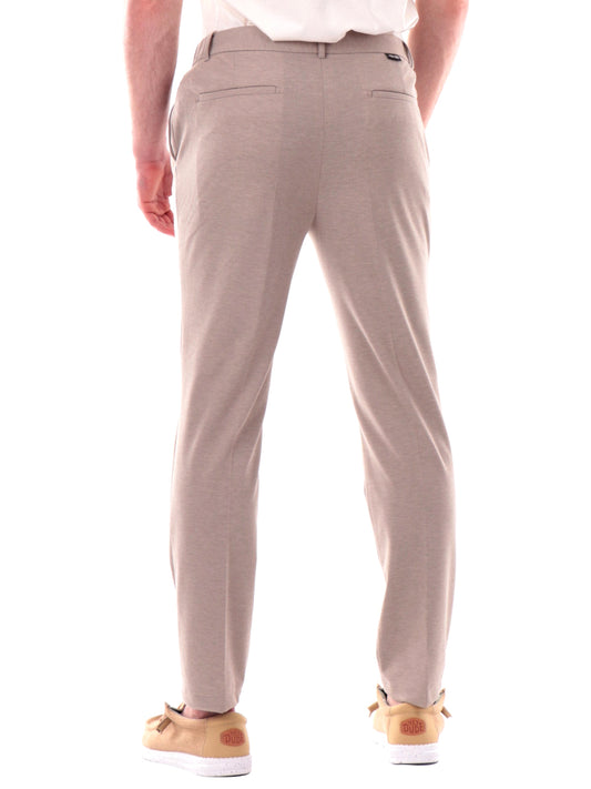 YES ZEE Pantalone Con Coulisse Elastico Fianchi Yes Zee - Tortora Tortora