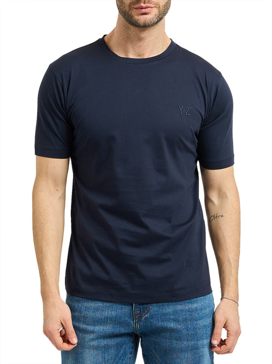 YES ZEE T-shirt Girocollo Yes Zee - Blu NAVY