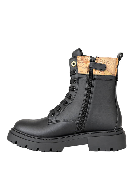 Alviero Martini Anfibi Eco Nappa Prima Classe - Nero/Beige Nero/Geo Beige