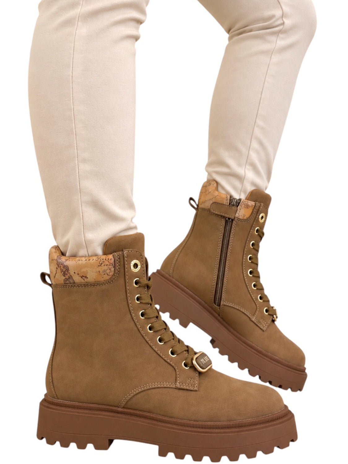 Alviero Martini Anfibio 2575 Prima Classe - Tortora/Beige Tortora/Geo Beige