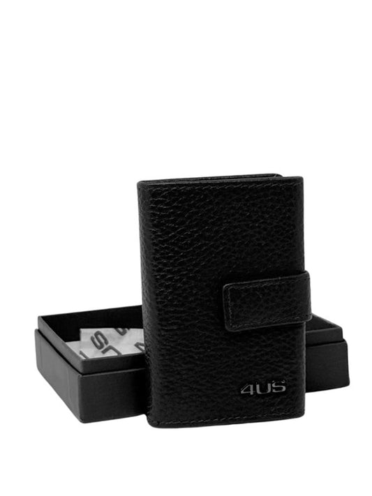 Paciotti Portafoglio Mw17 100% Real Leather 4Us - Nero Nero