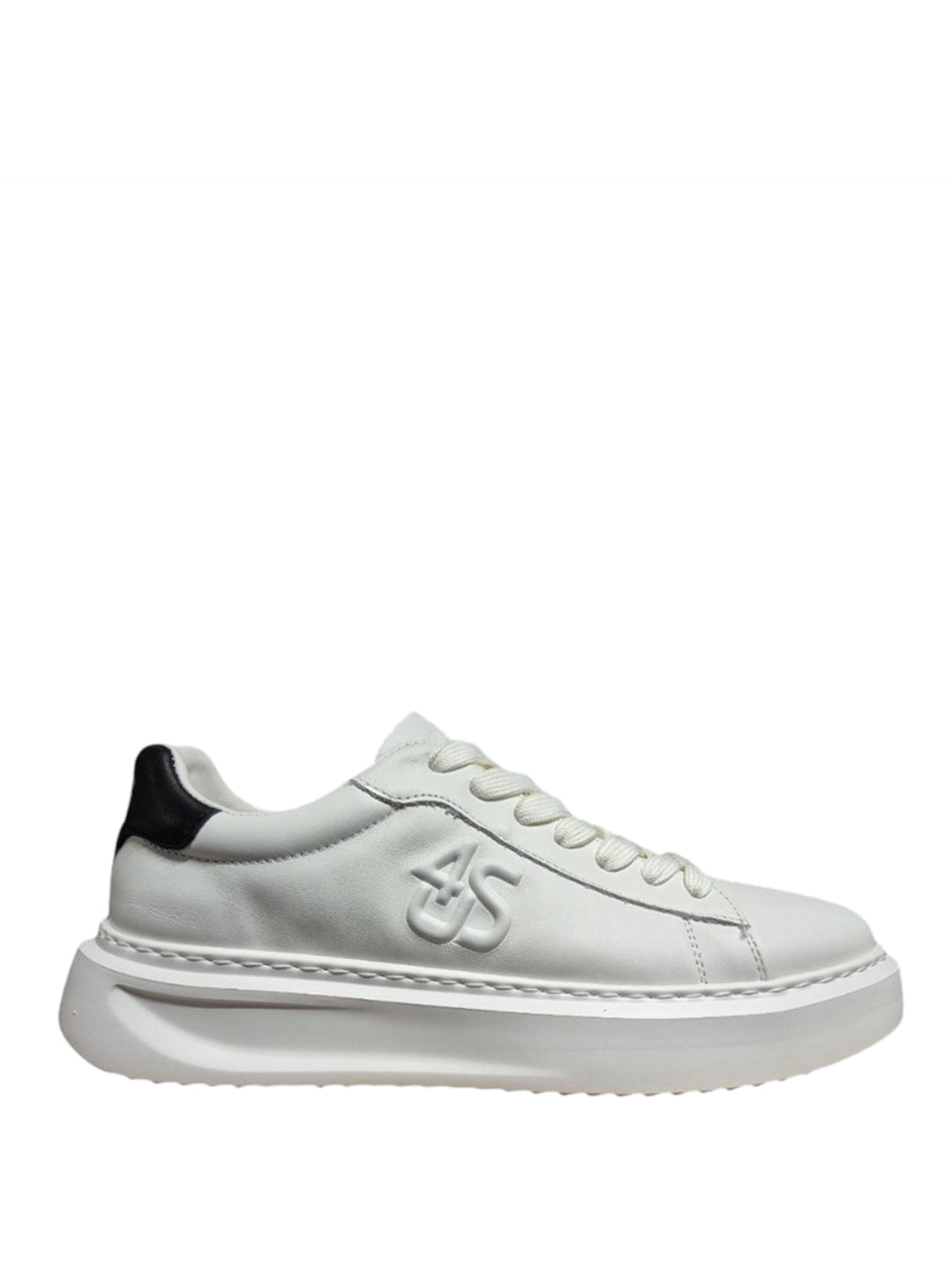 Paciotti Sneakers Pelle 4US00121 4US - Bianco/Nero Bianco/nero