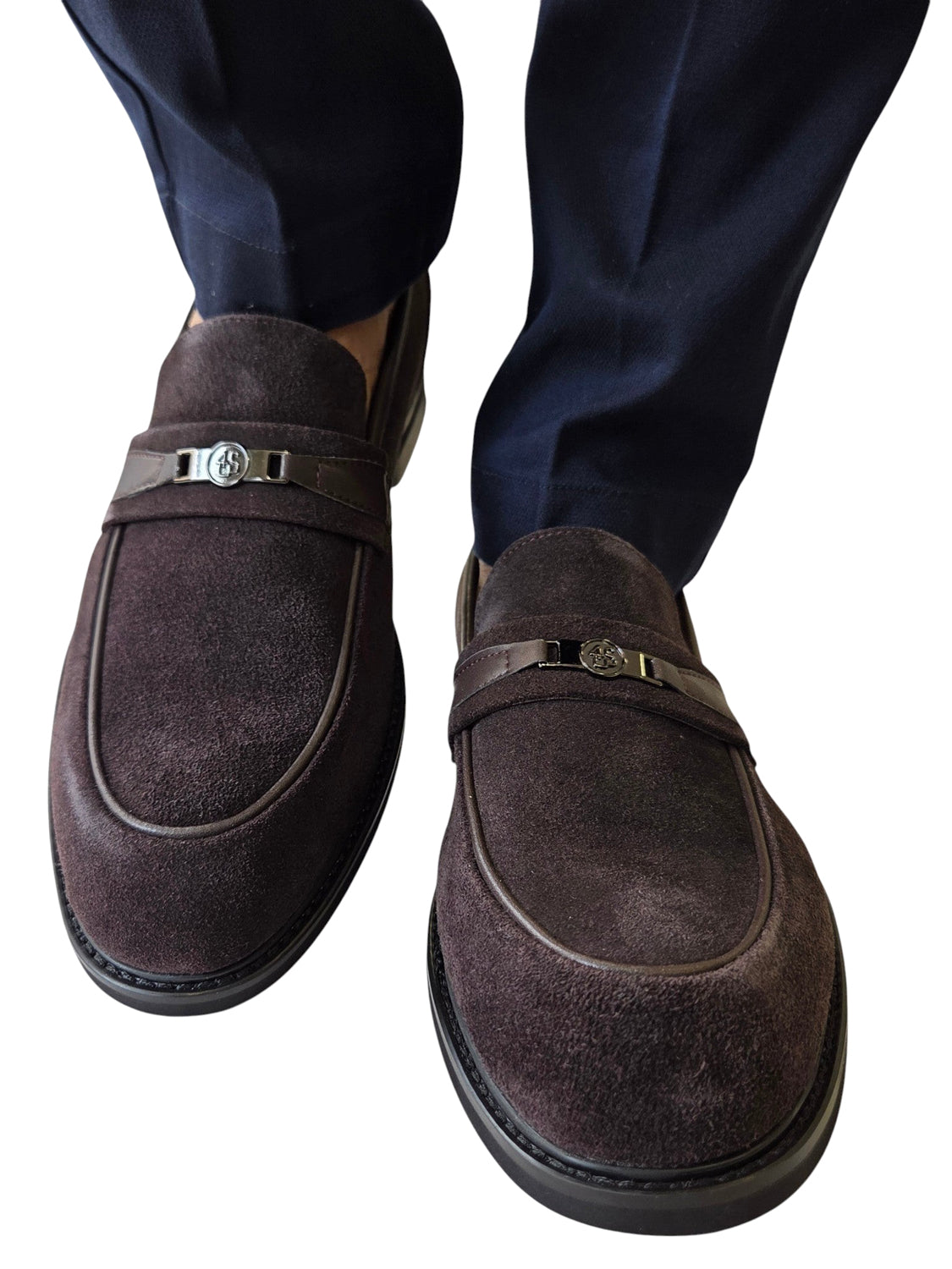Paciotti Mocassino Suede 4Us - Coffee Caffe