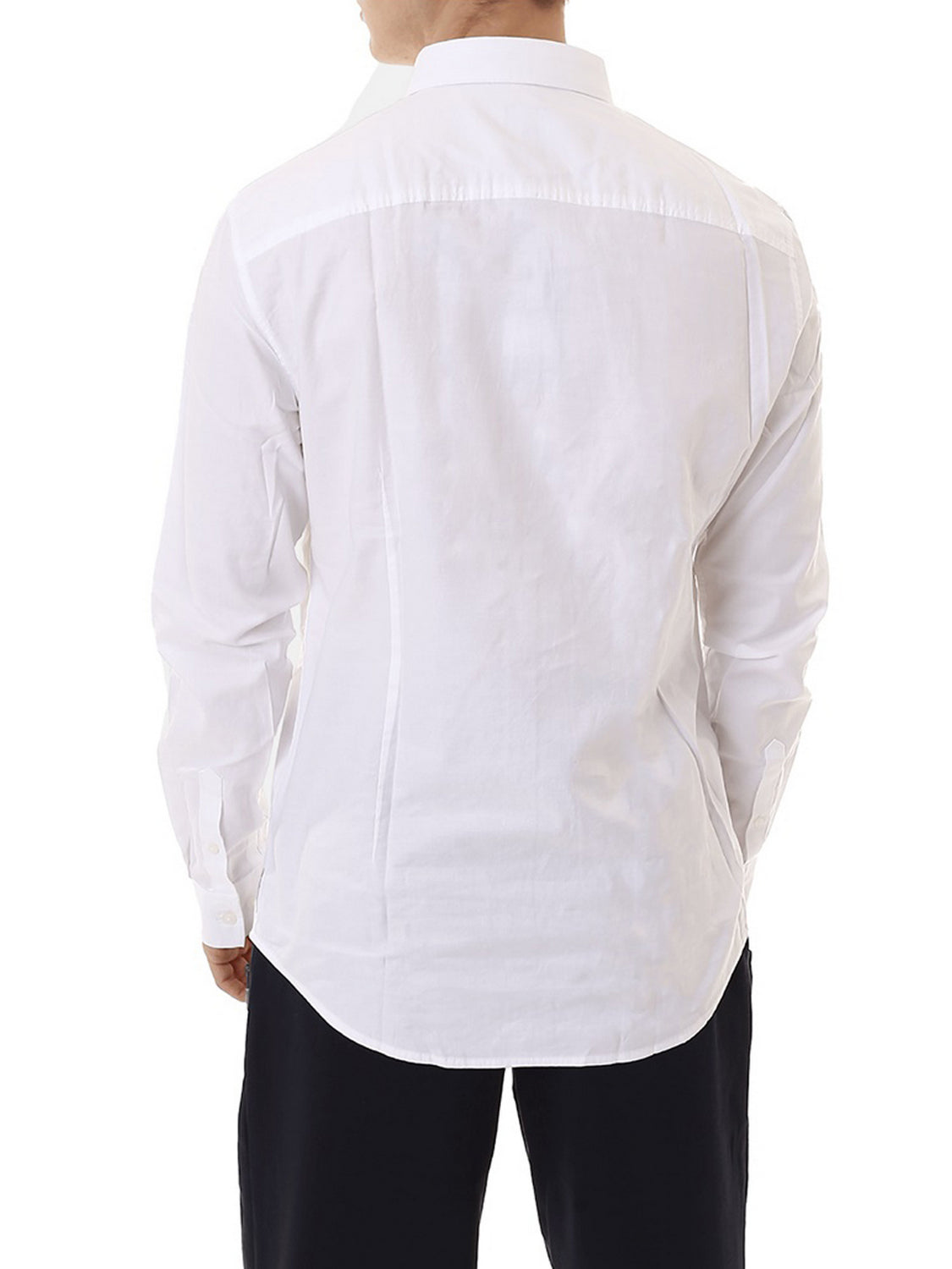 ARMANI EXCHANGE Armani Exchange Camicia Uomo White Oxford/7blue/w - Bianco White Oxford/7Blue/W