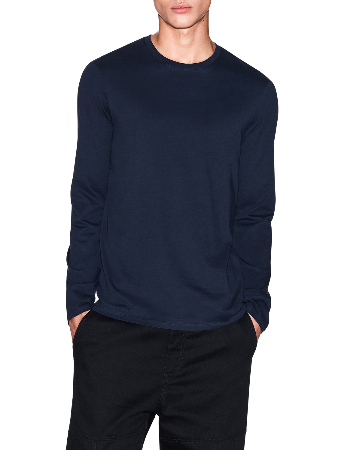 ARMANI EXCHANGE T-Shirt Armani Exchange Tinta Unita - Blu NAVY