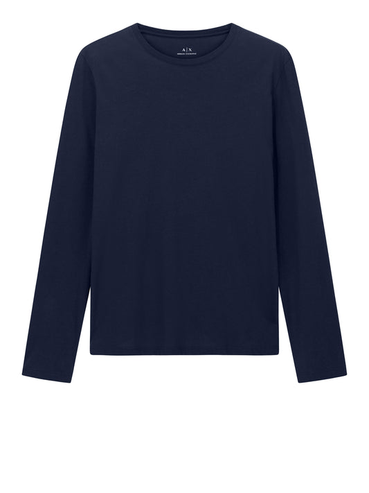 ARMANI EXCHANGE T-Shirt Armani Exchange Tinta Unita - Blu NAVY