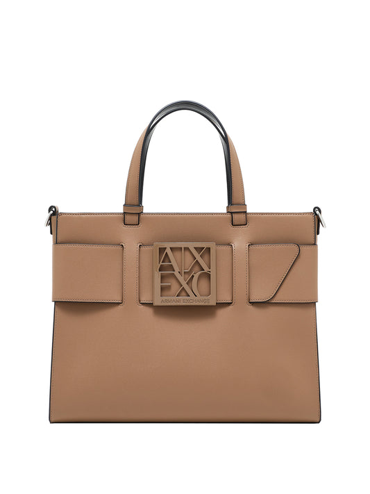 ARMANI EXCHANGE Armani Exchange Borsa Shopper Marrone Marrone