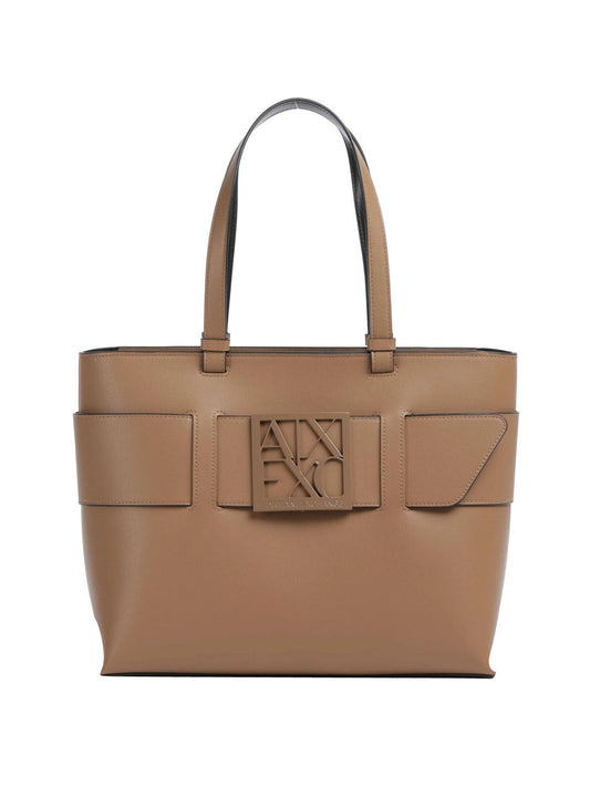 ARMANI EXCHANGE Borsa Tote Con Logo Frontale E Doppi Manici Armani Exchange - Marionette Marionette