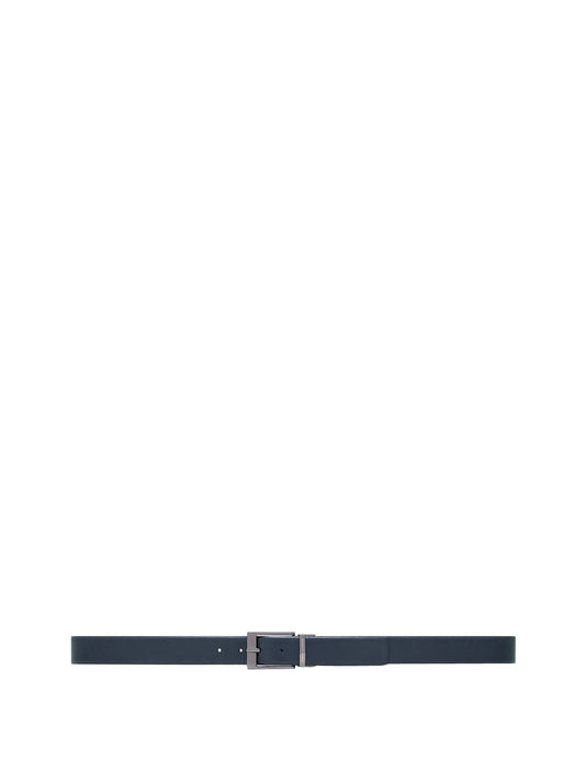 ARMANI EXCHANGE Armani Exchange Cintura Reversibile Tongue Navy Blue Navy/Grey