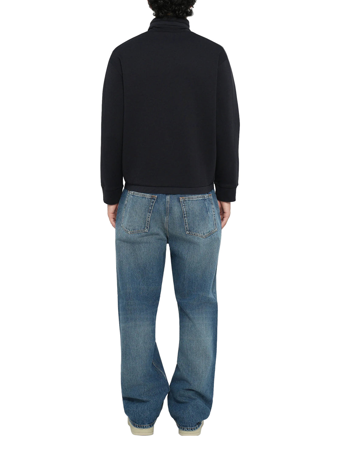 ARMANI EXCHANGE Felpa Armani Exchange Tinta Unita - Blu Deep Navy