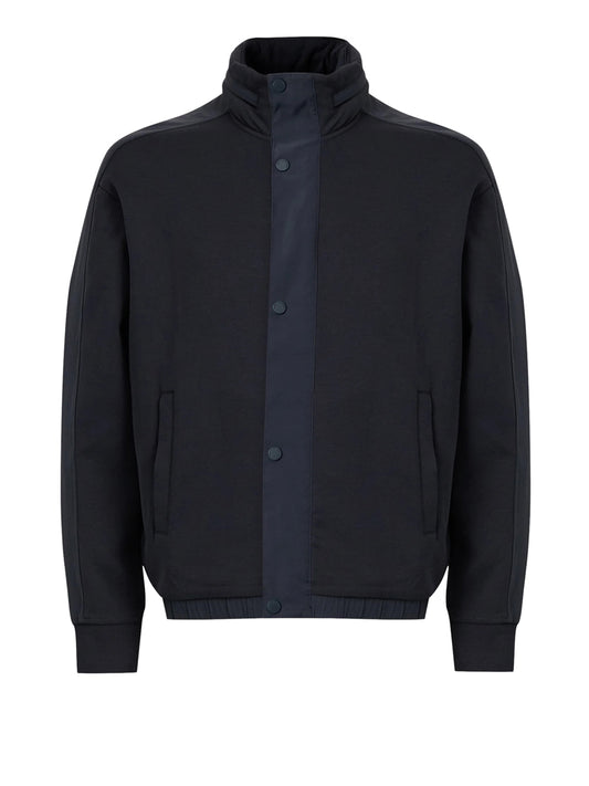 ARMANI EXCHANGE Felpa Armani Exchange Tinta Unita - Blu Deep Navy