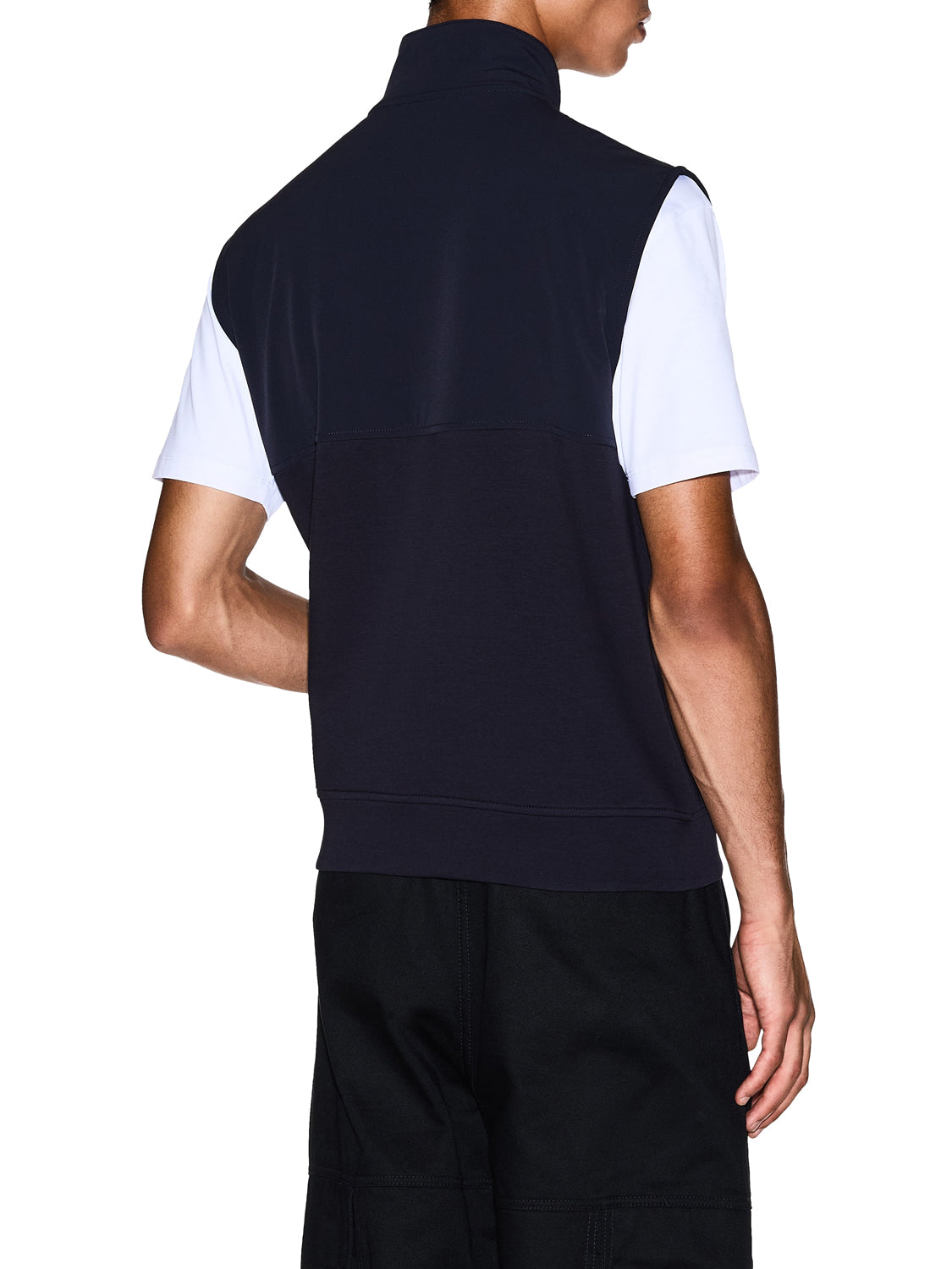 ARMANI EXCHANGE Armani Exchange Gilet Collo alto Essenziale - Navy Deep Navy