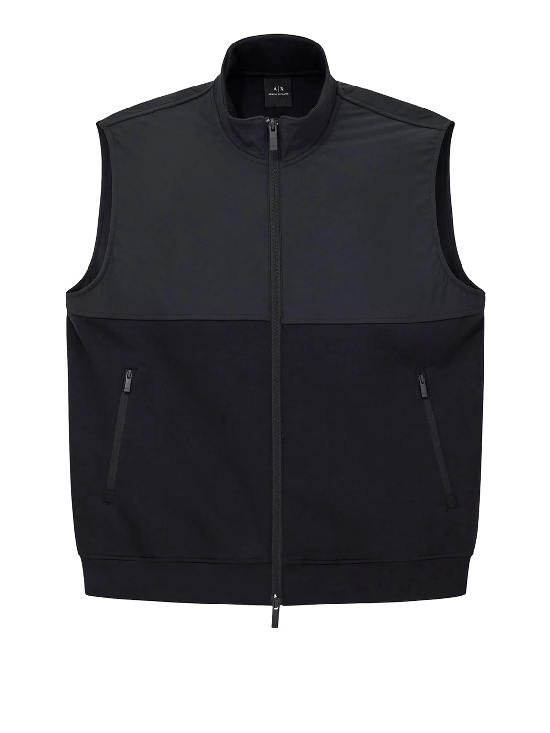 ARMANI EXCHANGE Armani Exchange Gilet Collo alto Essenziale - Nero BLACK