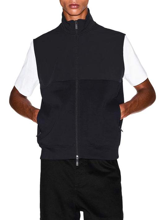 ARMANI EXCHANGE Armani Exchange Gilet Collo alto Essenziale - Nero BLACK