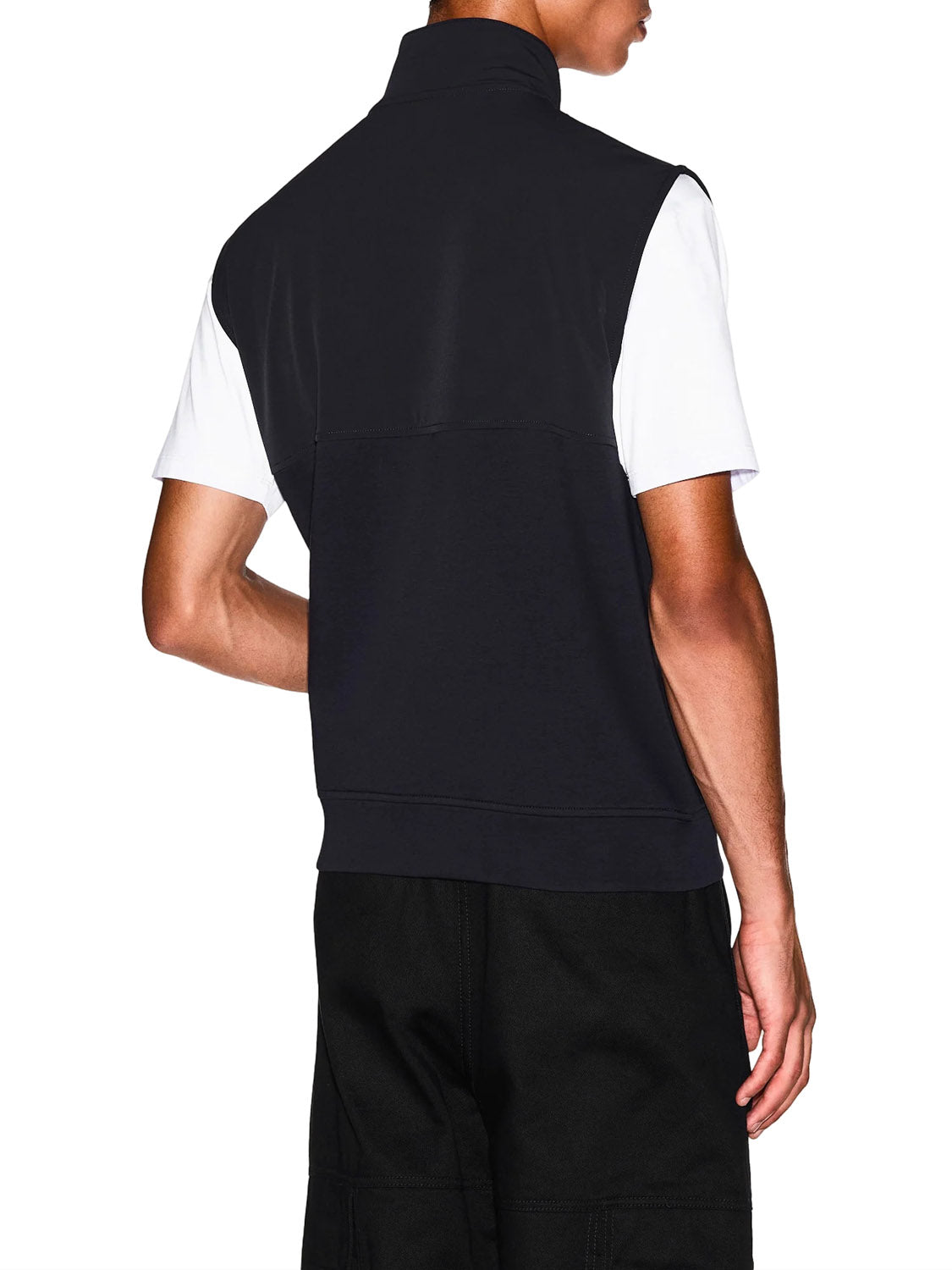 ARMANI EXCHANGE Armani Exchange Gilet Collo alto Essenziale - Nero BLACK