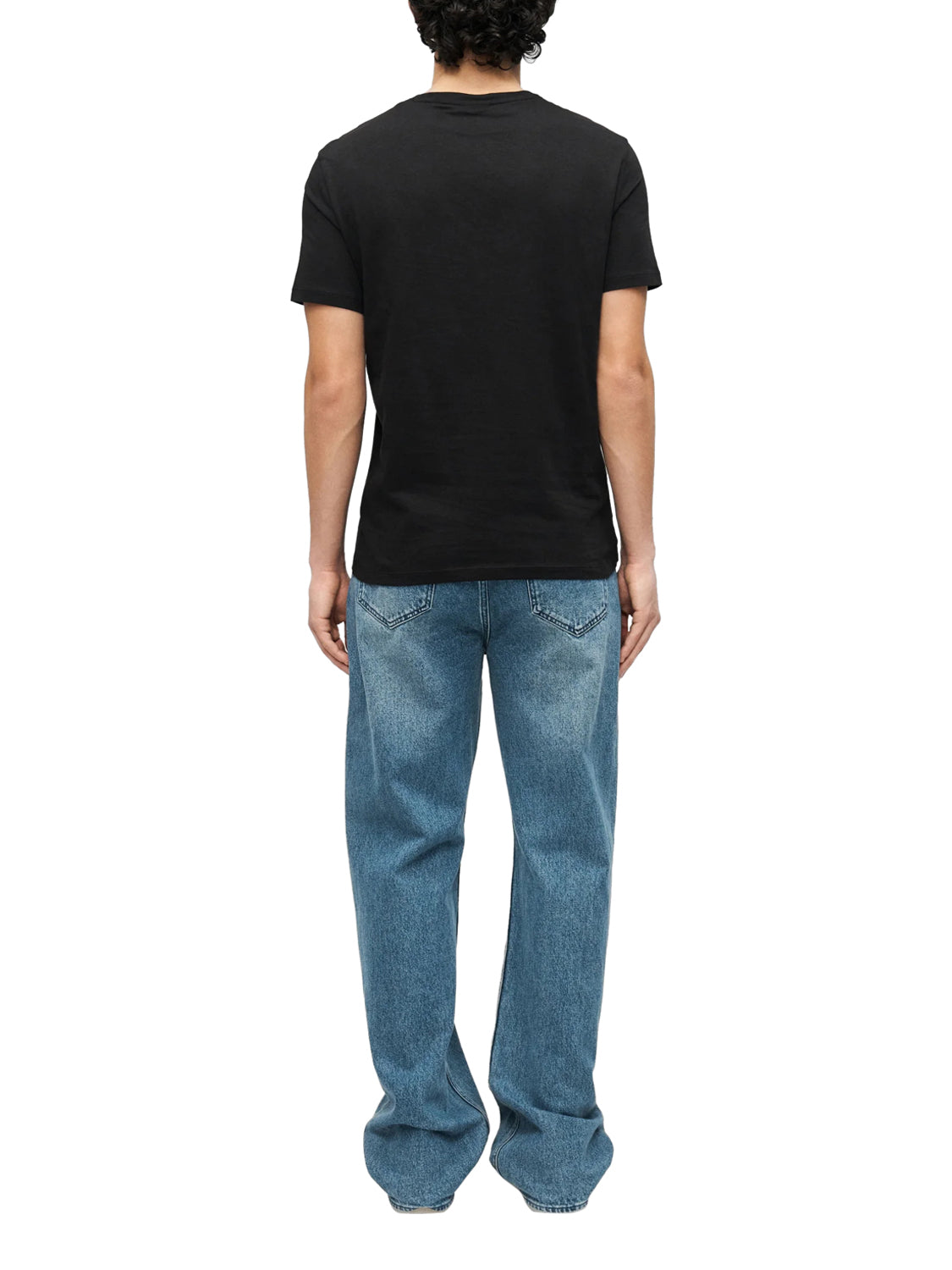 ARMANI EXCHANGE Armani Exchange T-Shirt Logo Frontale - Nero BLACK