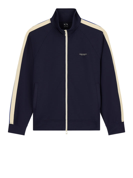 ARMANI EXCHANGE Felpa Armani Exchange Logo Frontale Navy Deep Navy