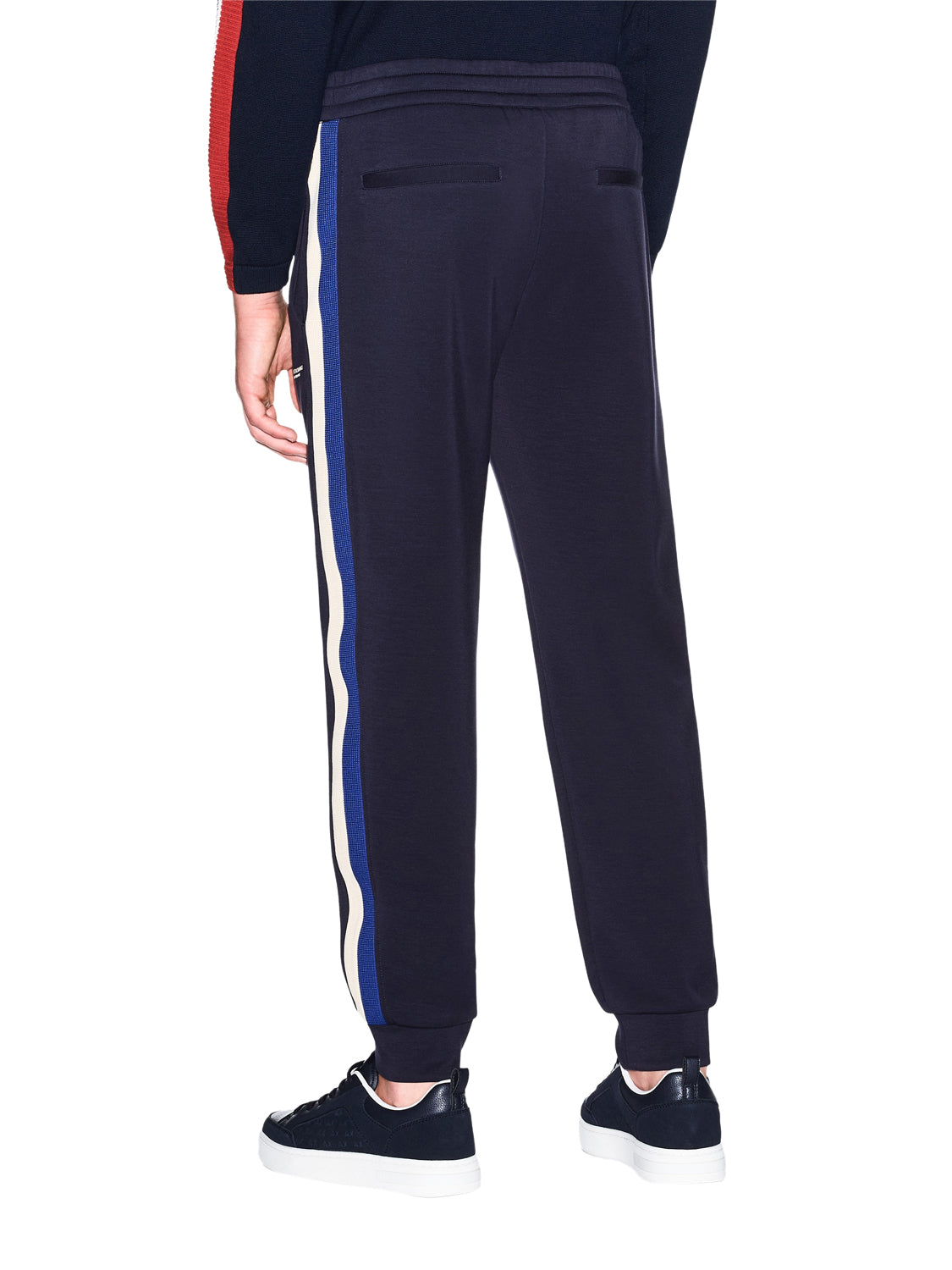 ARMANI EXCHANGE Pantatuta Armani Exchange regular fit in jersey di modal stretch - Blu Deep Navy