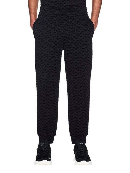 ARMANI EXCHANGE Armani Exchange Pantalone Monogramma Nero BLACK