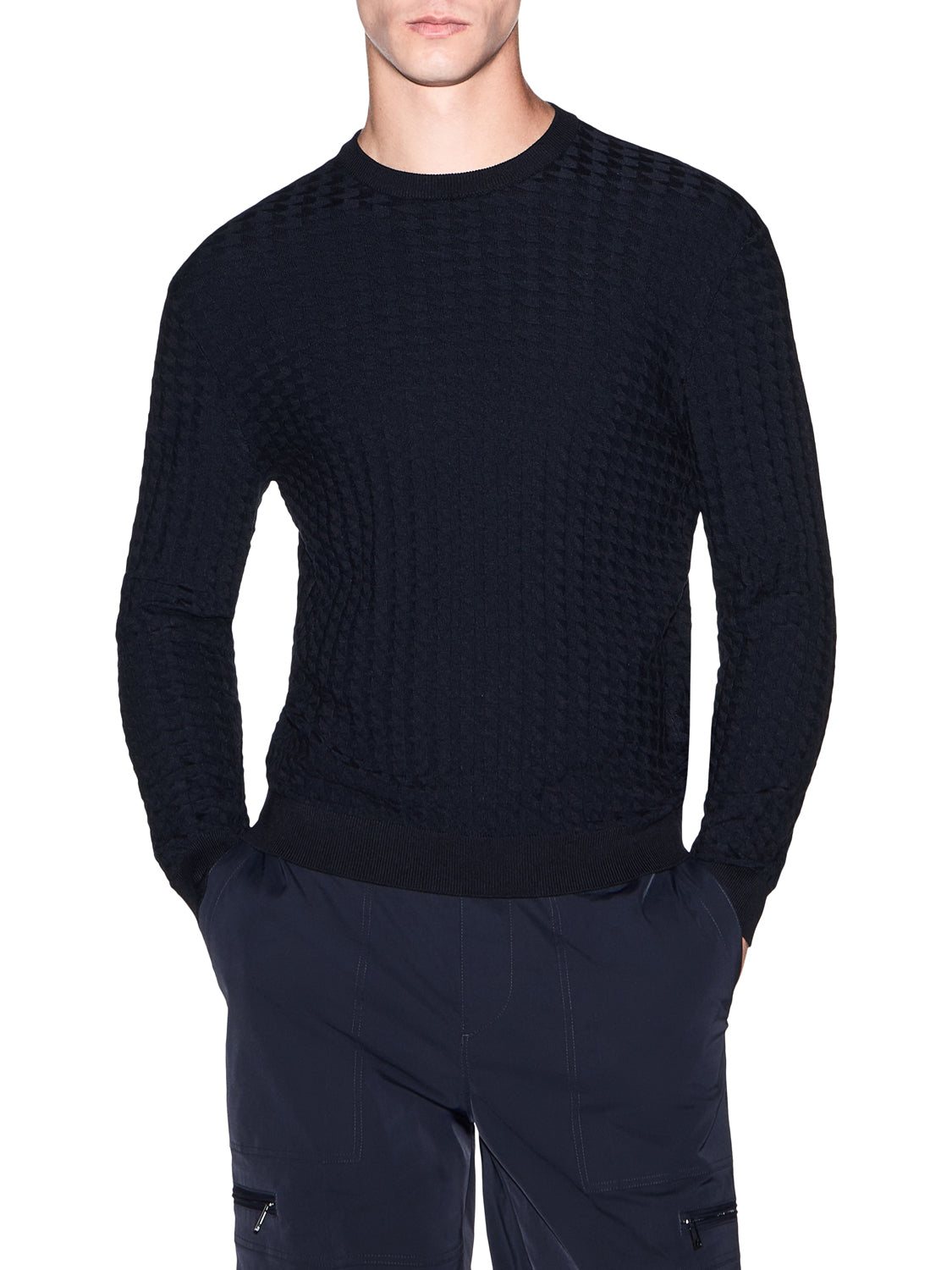 ARMANI EXCHANGE Armani Exchange Maglione Tinta Unita - Navy Deep Navy Arrow