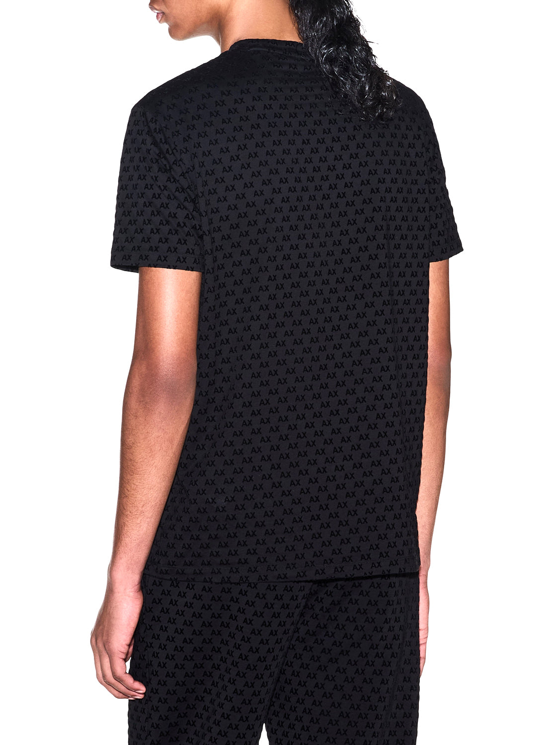 ARMANI EXCHANGE T-Shirt Armani Exchange In Jersey Verstibilità Regular - Nero BLACK