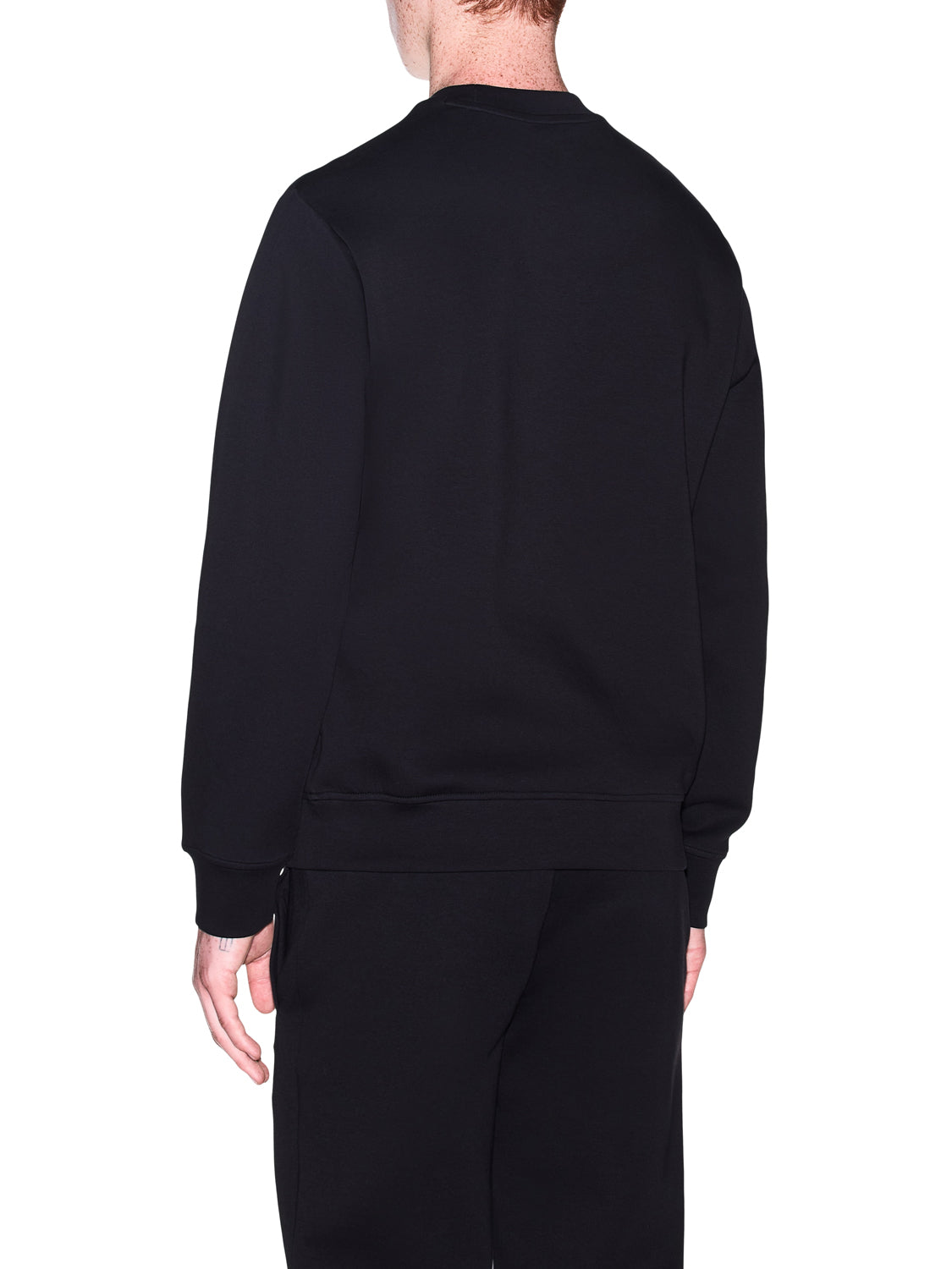ARMANI EXCHANGE Felpa Armani Exchange Logo Frontale Nero BLACK