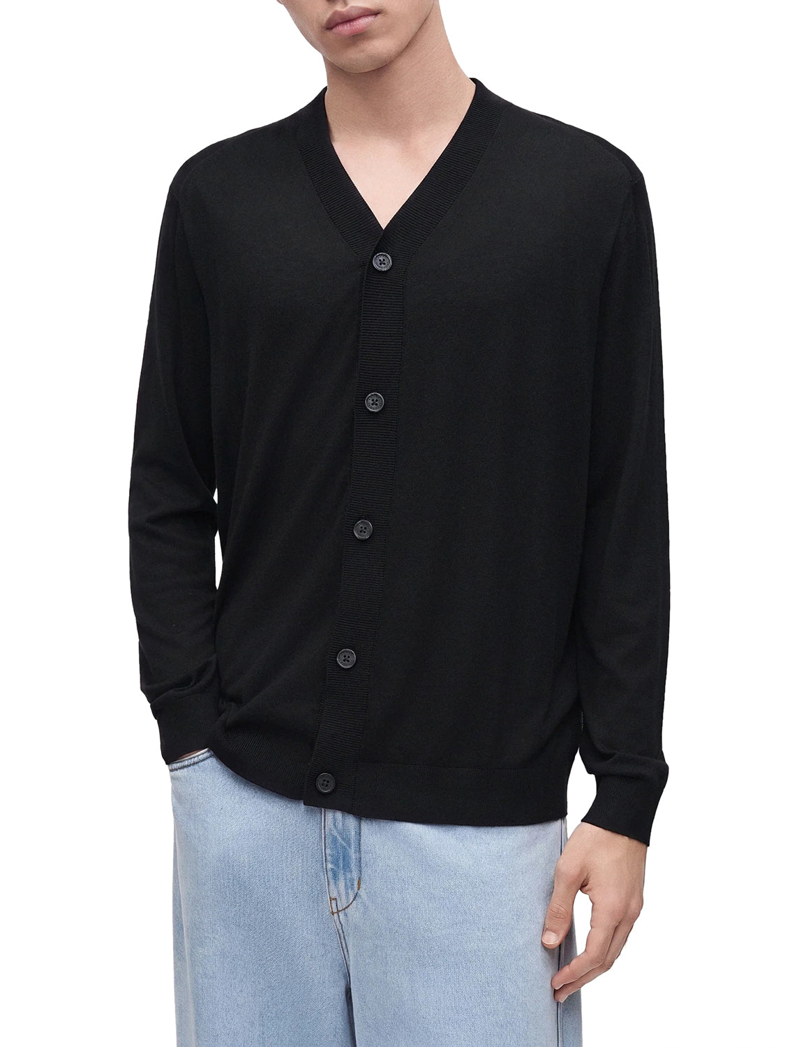 ARMANI EXCHANGE Armani Exchange Cardigan Tinta Unita - Nero BLACK