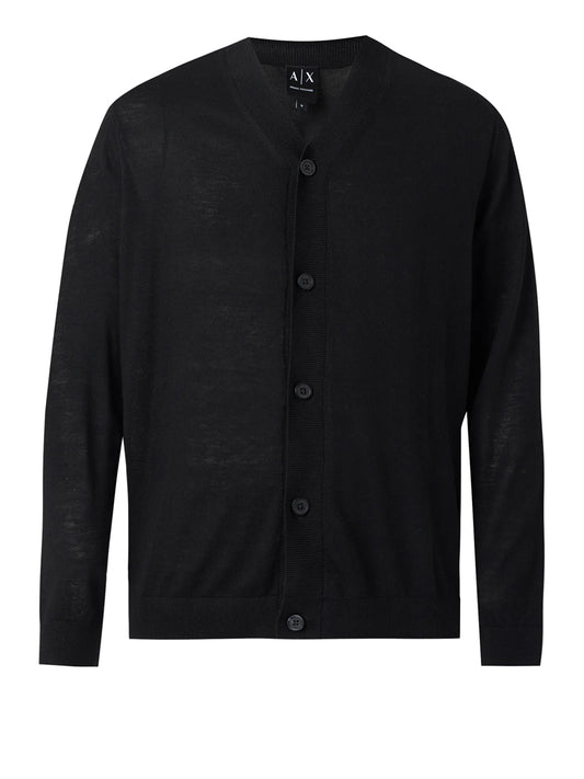 ARMANI EXCHANGE Armani Exchange Cardigan Tinta Unita - Nero BLACK