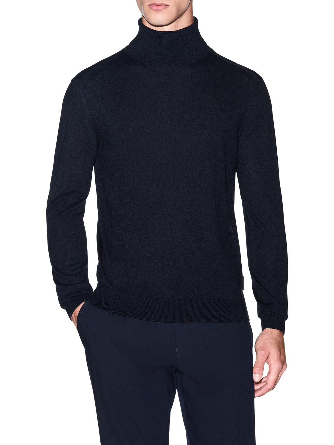 ARMANI EXCHANGE Armani Exchange Maglione In Tinta Unita - Blu Deep Navy