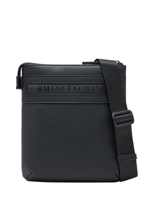 ARMANI EXCHANGE Borsa A Tracolla Armani Exchange Logo Frontale Nero Black / Black
