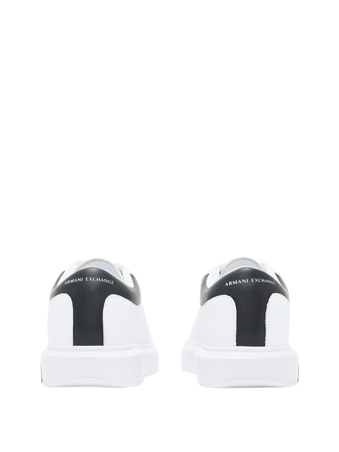 ARMANI EXCHANGE Sneakers Armani Exchange Logo Stampato - Bianco Nero Op.White+Black